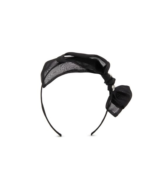 Jennifer Ouellette Silk Organza Rhinestone Embellished Headband