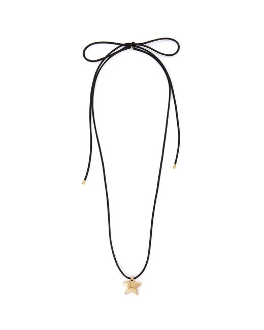 Numbering 14k Gold Plated Chunky Star Strap Necklace