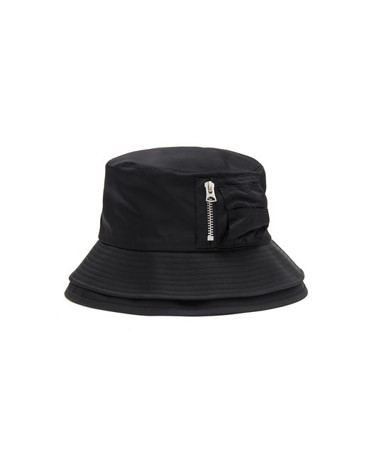 Sacai Nylon Double Brim Bucket Hat