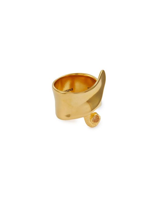 Goossens Foliage 24k Gold Plated Ring