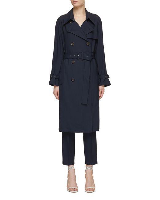 Theory Double Breasted Trench Coat