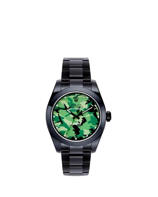 Bamford Watch Department Rolex Milgauss camouflage oyster perpetual watch