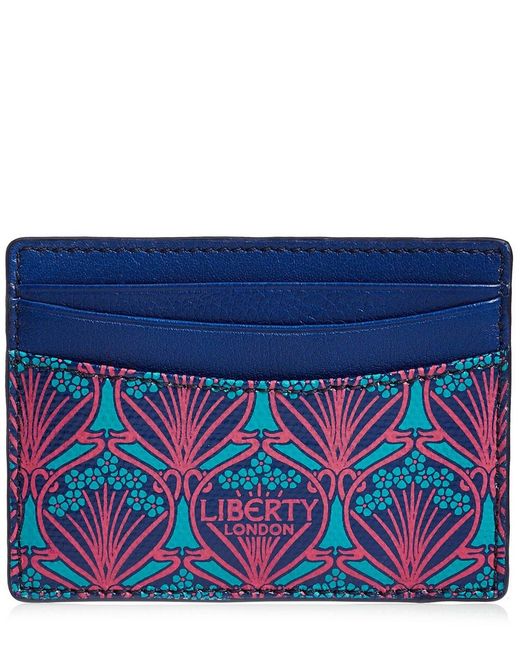 Liberty London Card Holder in Iphis Canvas