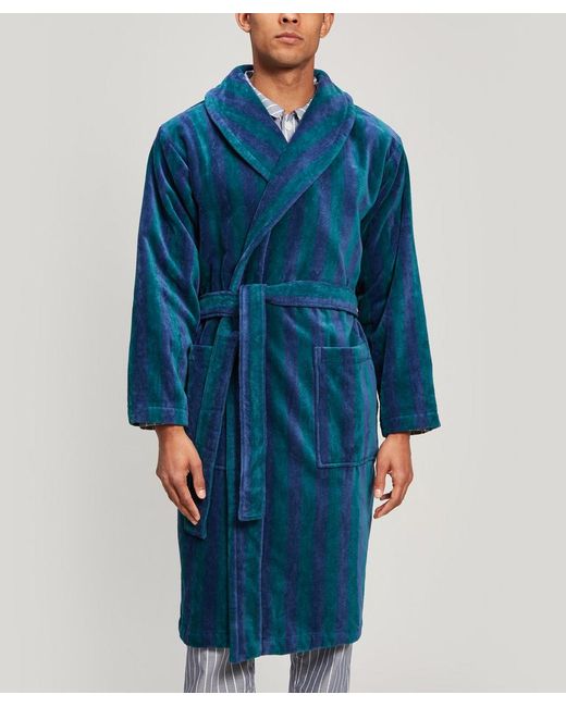 Nufferton Roy Striped Cotton Robe