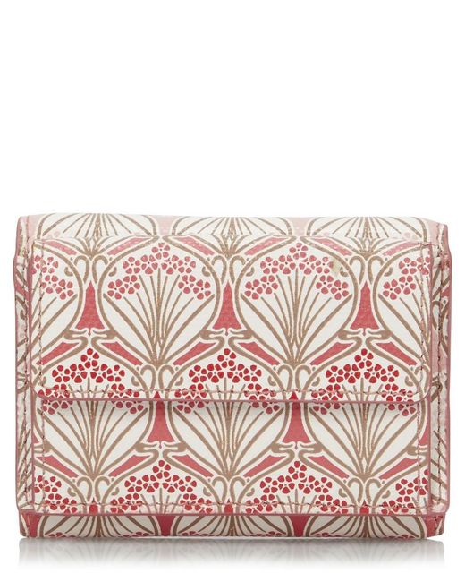 Liberty London Iphis Cherry Blossom Canvas Mini Trifold Wallet