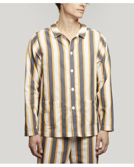 Nufferton Uno Triple Striped Cotton-Twill Pyjamas
