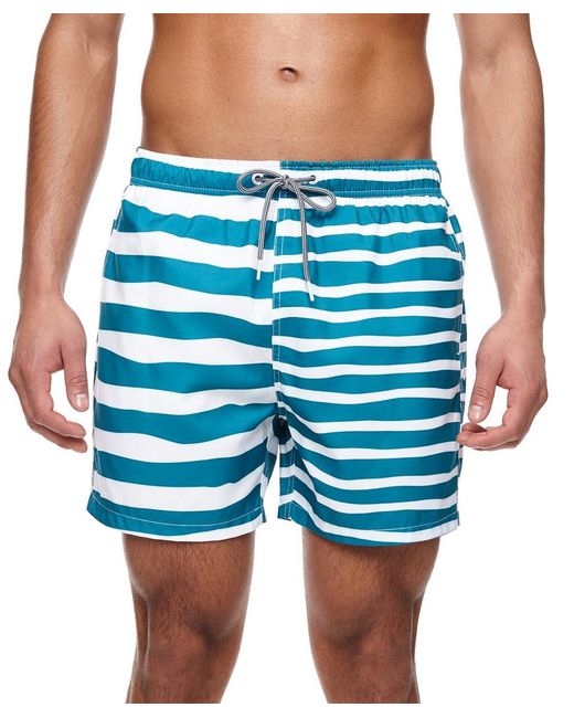 Boardies Double Stripe Print Swim Shorts