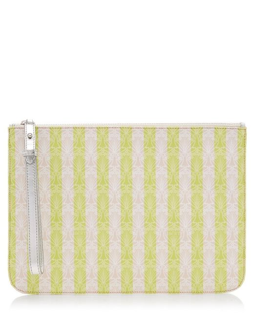 Liberty London Iphis Stripe Large Clutch Pouch