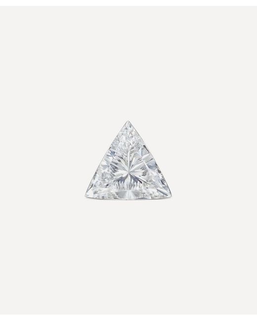 Maria Tash 4mm Invisible Set Triangle Diamond Stud Earring