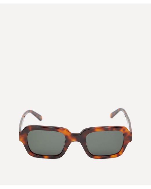 Han Kj0benhavn Code Bold Rectangular Acetate Sunglasses