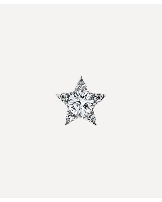 Maria Tash 7mm Diamond Star Threaded Stud Earring