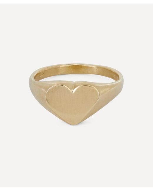 Seb Brown Heart-Shaped Signet Ring