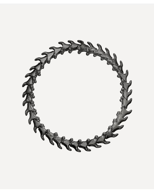 Shaun Leane Rhodium-Plated Silver Serpents Trace Slim Bracelet