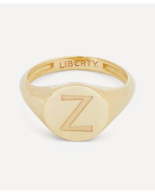 Liberty Initial Signet Ring Z
