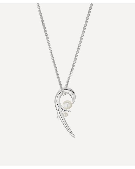 Shaun Leane Cherry Blossom Pearl Pendant Necklace