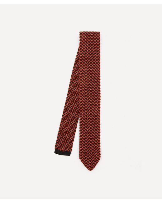Missoni Zig-Zag Stripe Wool-Blend Knitted Tie