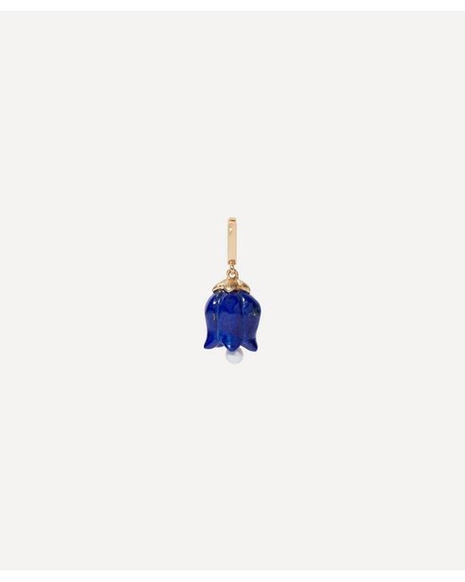 Annoushka 18ct Lapis Lazuli and Pearl Tulip Charm