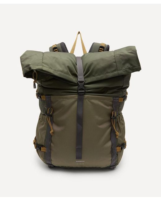 Sandqvist Forest Hike Recycled-Nylon Roll-Top Backpack