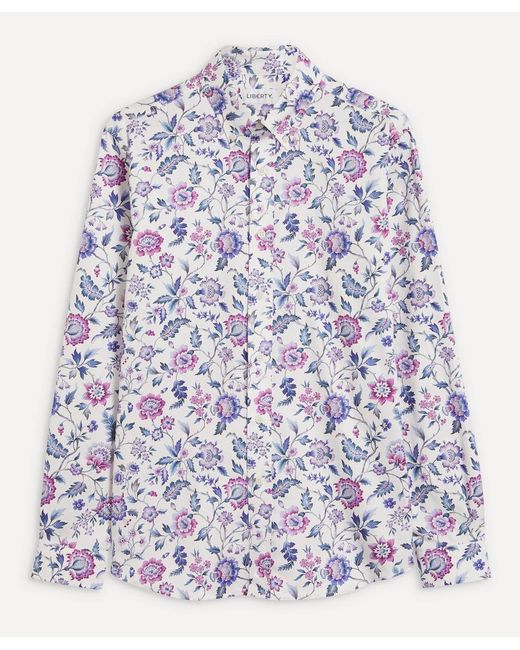 Liberty Eva Belle Cotton Twill Casual Button-Down Shirt