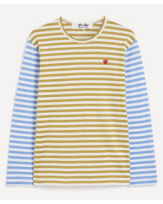 Comme Des Garçons Striped Knitted T-Shirt