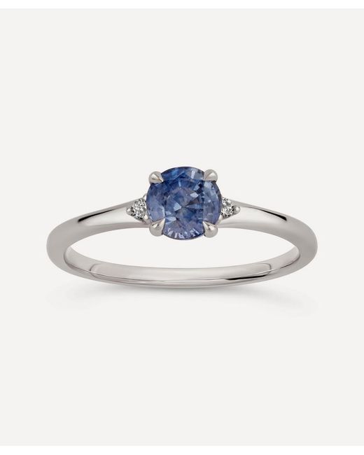 Dinny Hall 18ct Kassia Cornflower Blue Sapphire And Diamond Ring