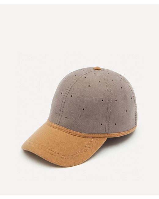 Christys' Perforated Wool Ball Cap