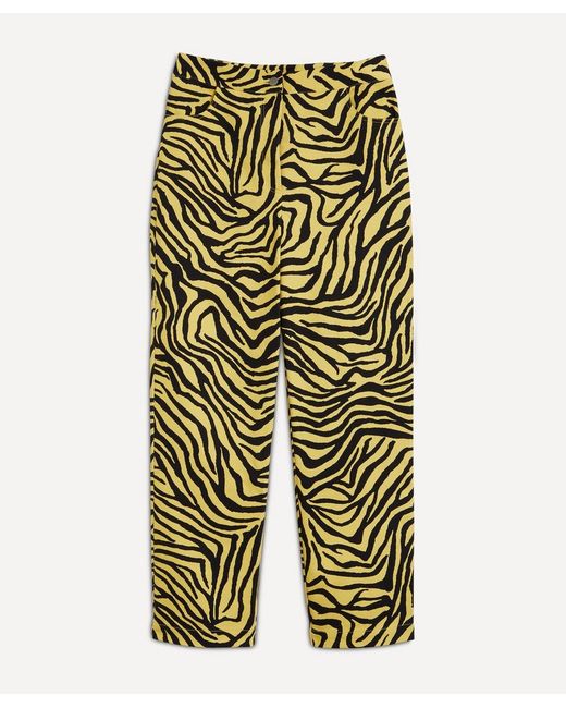Kitri Janice Zebra-Print Trousers