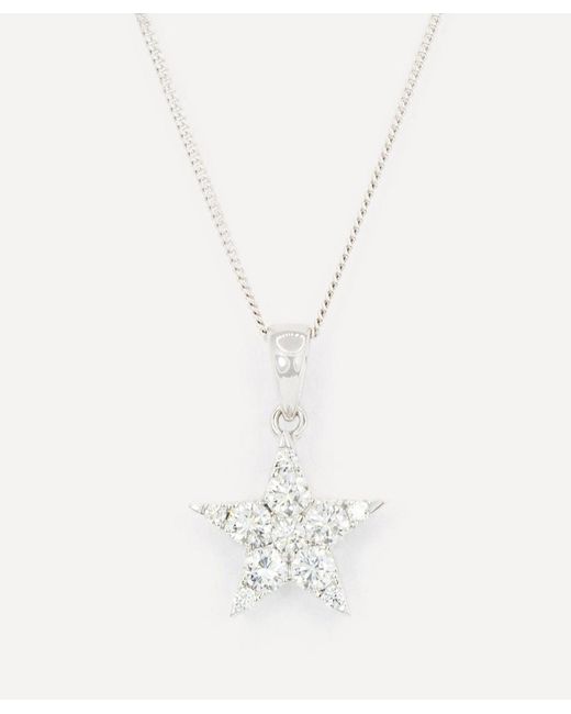 Kojis 18Ct Diamond Star Pendant Necklace