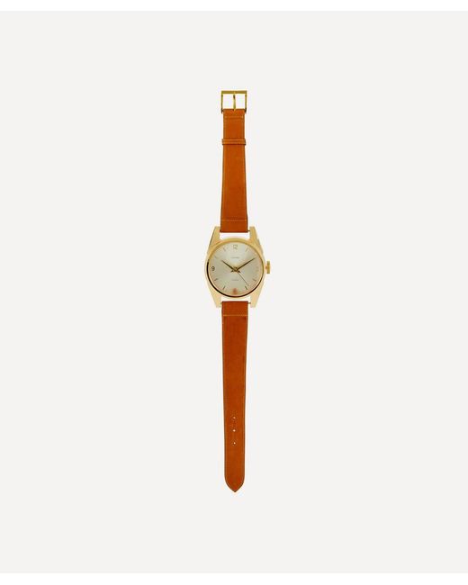Designer Vintage Rare 1960 S Estyma Gilt Wall Clock Watch