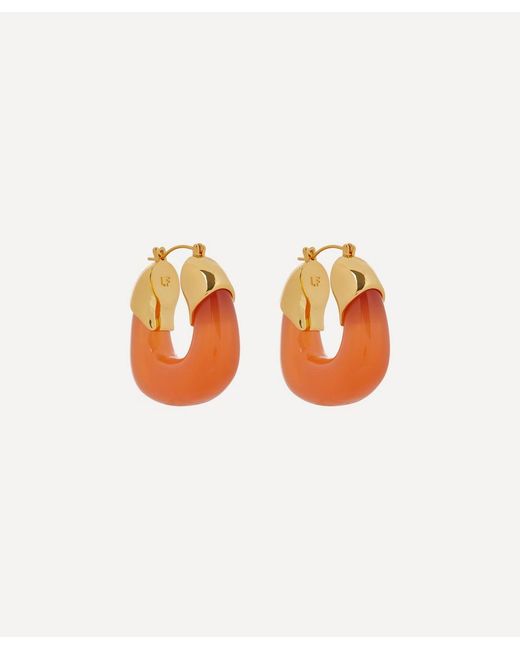 Lizzie Fortunato Gold-Plated Organic Hoop Earrings