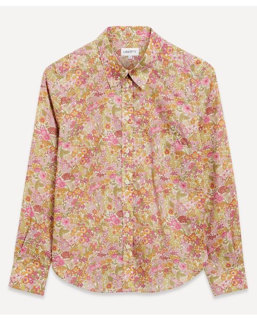 Liberty Margaret Annie Fitted Tana Lawn Cotton Shirt