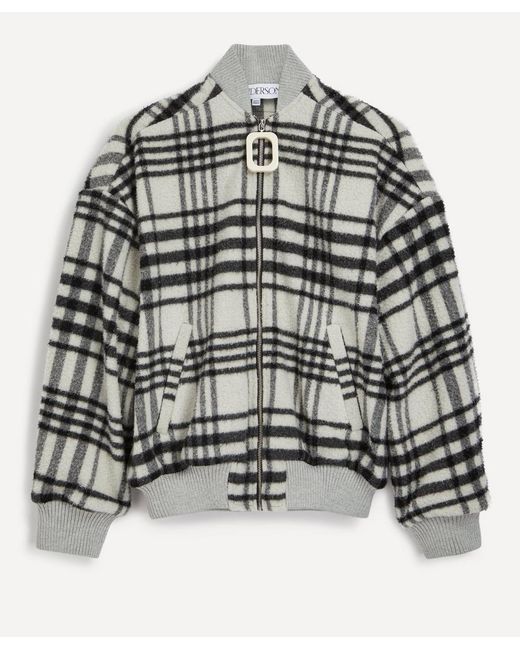 J.W.Anderson Check Bomber Jacket