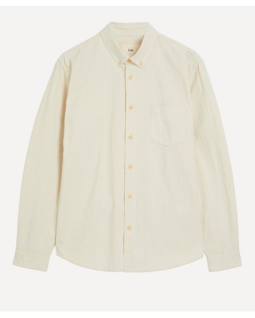 Folk Relaxed Fit Crinkle Shirt