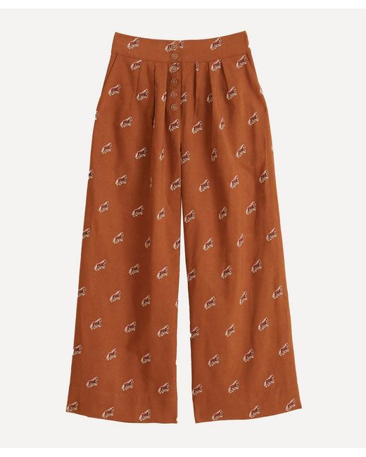 Farm Rio Embroidered Horses Trousers