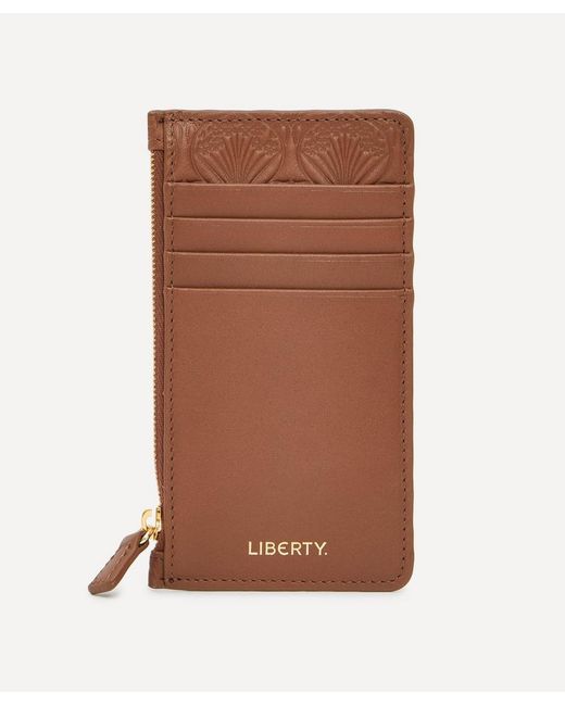 Liberty Iphis Embossed Zipped Card Case
