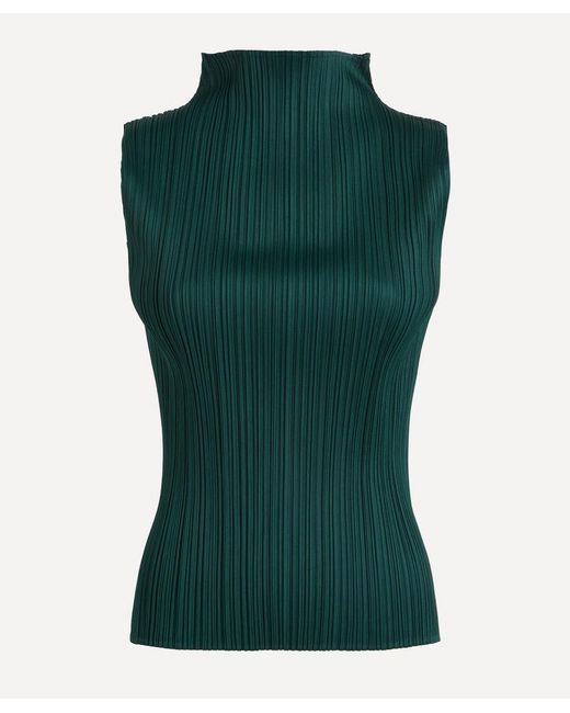 Pleats Please By Issey Miyake MONTHLY COLOURS OCTOBER Pleated High-Neck Top