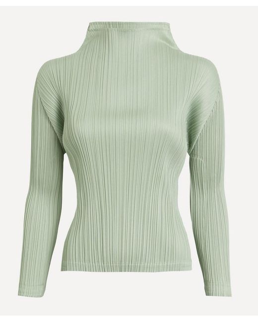 Pleats Please By Issey Miyake MONTHLY COLOURS NOVEMBER Pleated Black Top