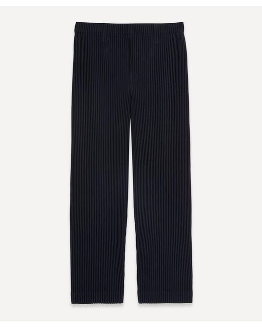 Homme Pliss Issey Miyake Pleated Straight Leg Trousers