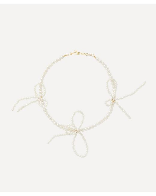 Completedworks 18ct Gold-Plated Vermeil Pearl Necklace
