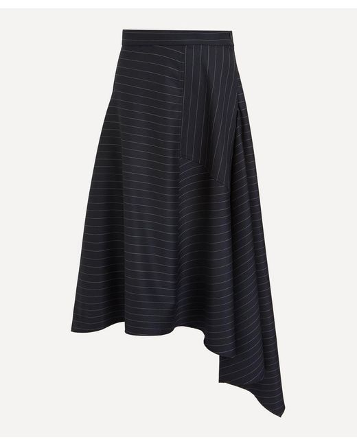 J.W.Anderson Panelled Pinstripe Skirt