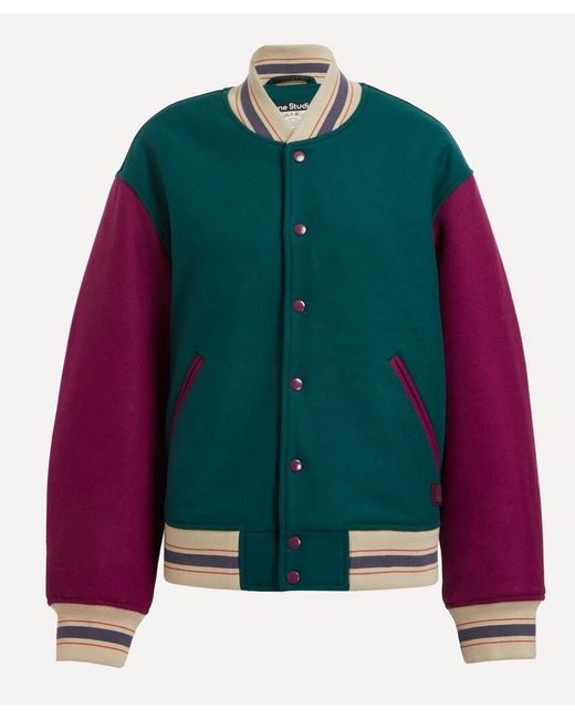 Acne Studios Colour-Block Varsity Jacket