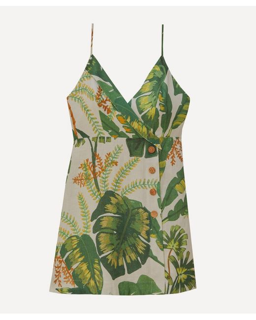 Farm Rio Tropical Forest Mini-Dress