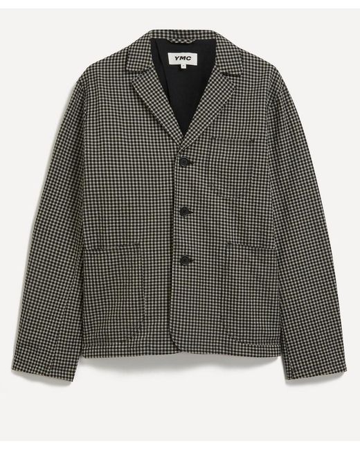 Ymc Scuttlers Gingham Check Jacket