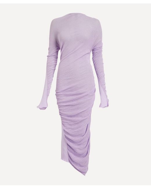 Issey Miyake Ambiguous Long Sleeved Midi Dress