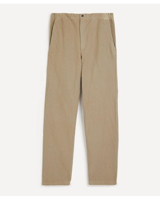 Norse Projects Ezra Relaxed Cotton Linen Trousers