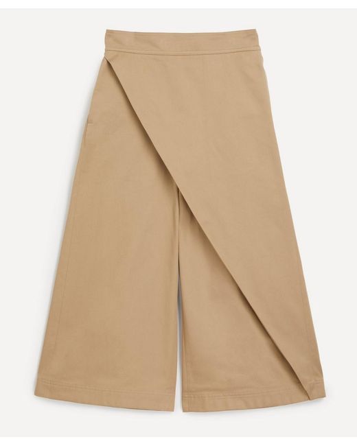 Loewe Cropped Cotton Drill Trousers