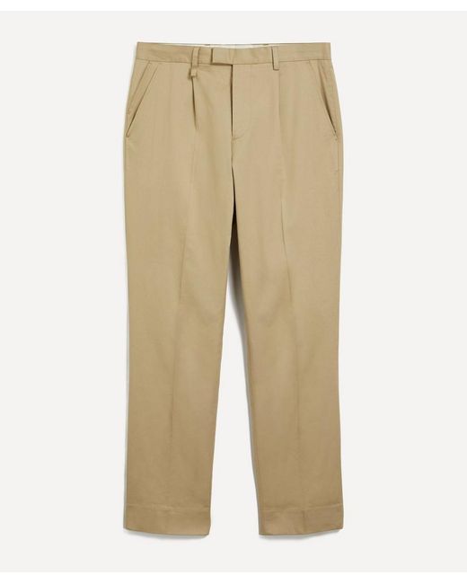 PS Paul Smith Pleated Cotton-Blend Trousers