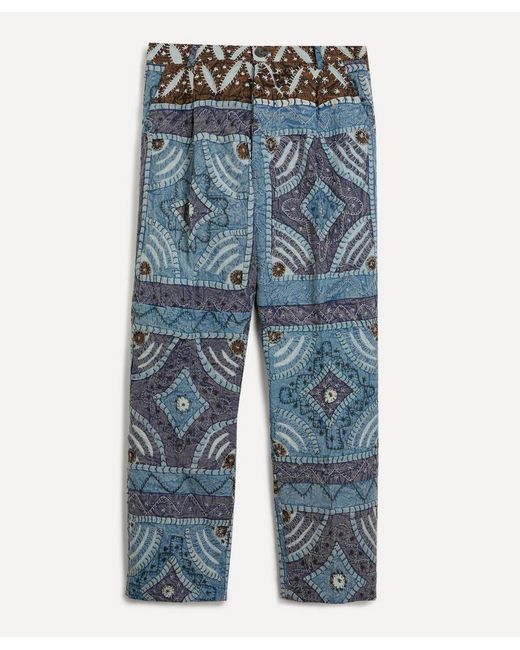 Kartik Research Rangoli Hand-Quilted Straight Leg Trousers