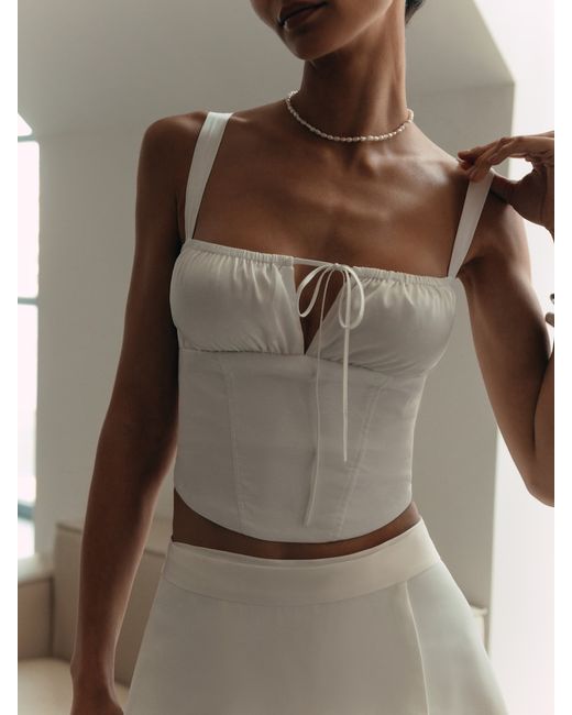 Lichi Wide-strapped top with stretch back