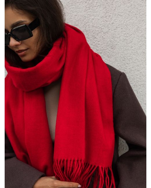 Lichi Single-tone wool scarf